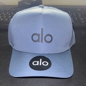 ALO Yoga Blue Trucker Hat